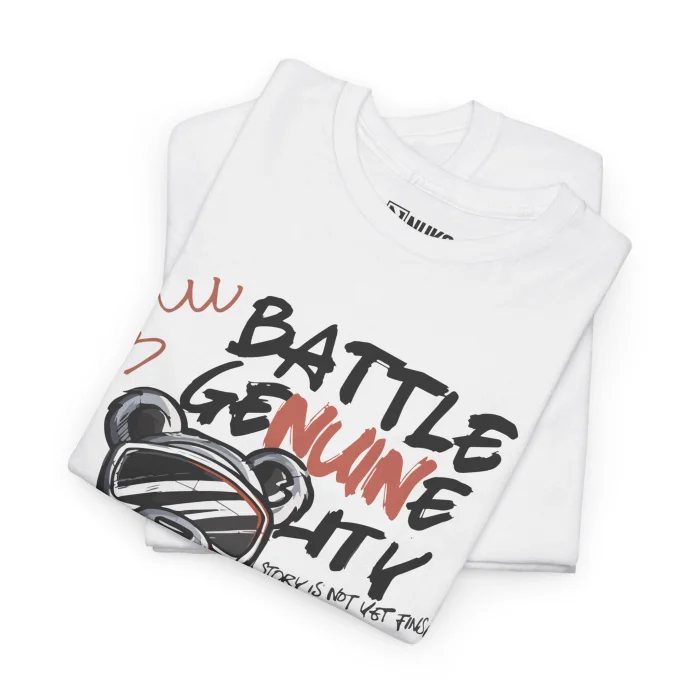 T-shirt z nadrukiem Battle Genuine